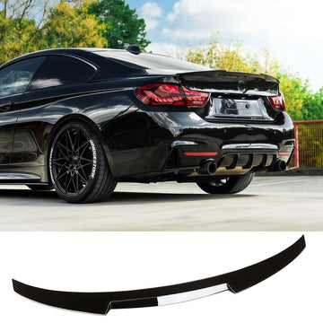 Rear Spoiler For 2014-2020 BMW 4 Series F32 M4 Coupe 2DR Rear Trunk Wing Gloss Black